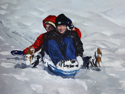 Snow Day
36" x 48" Private Collection